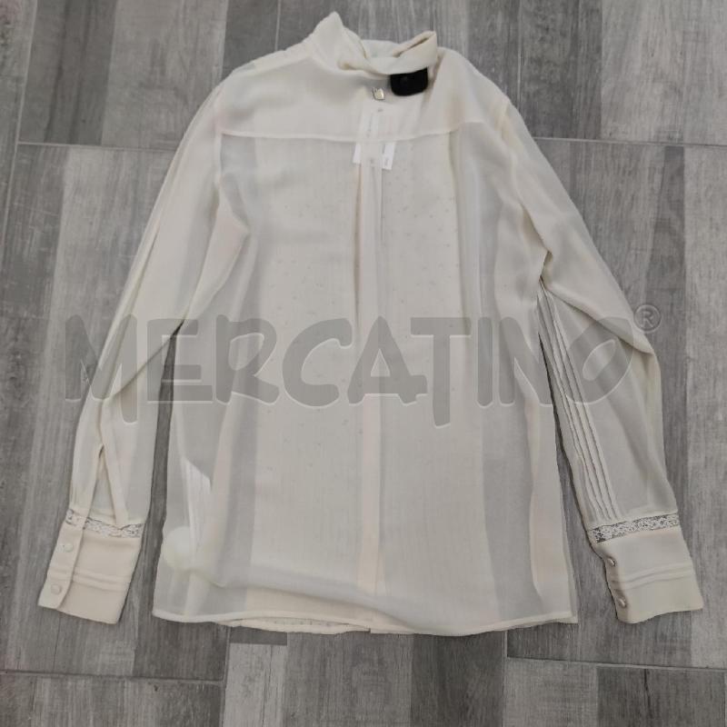CAMICIA DONNA TWINSET CREMA LEGGERA BORCHIETTE | Mercatino dell'Usato Settimo torinese 2