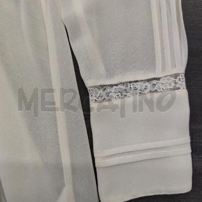 CAMICIA DONNA TWINSET CREMA LEGGERA BORCHIETTE | Mercatino dell'Usato Settimo torinese 5