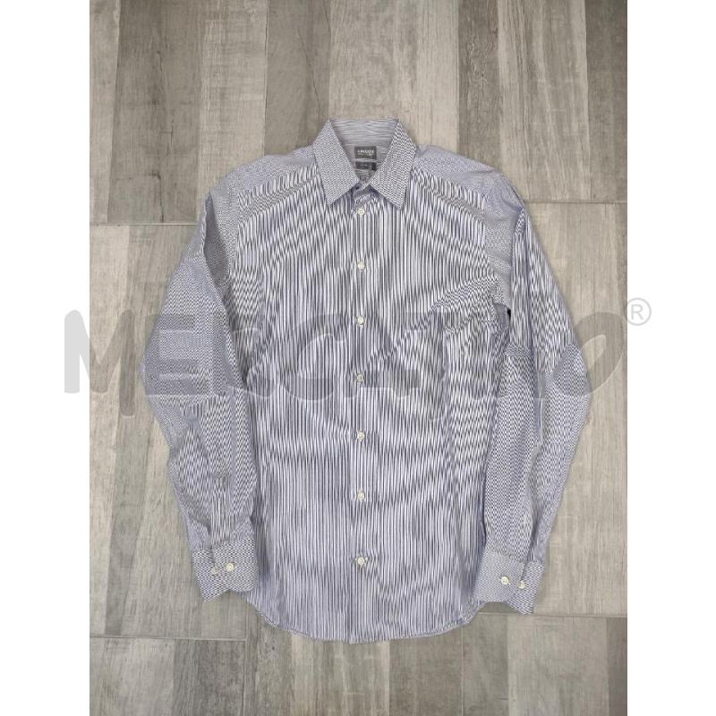 CAMICIA UOMO ARMANI COLLEZIONI SLIM FIT RIGHINE BLU | Mercatino dell'Usato Settimo torinese 1