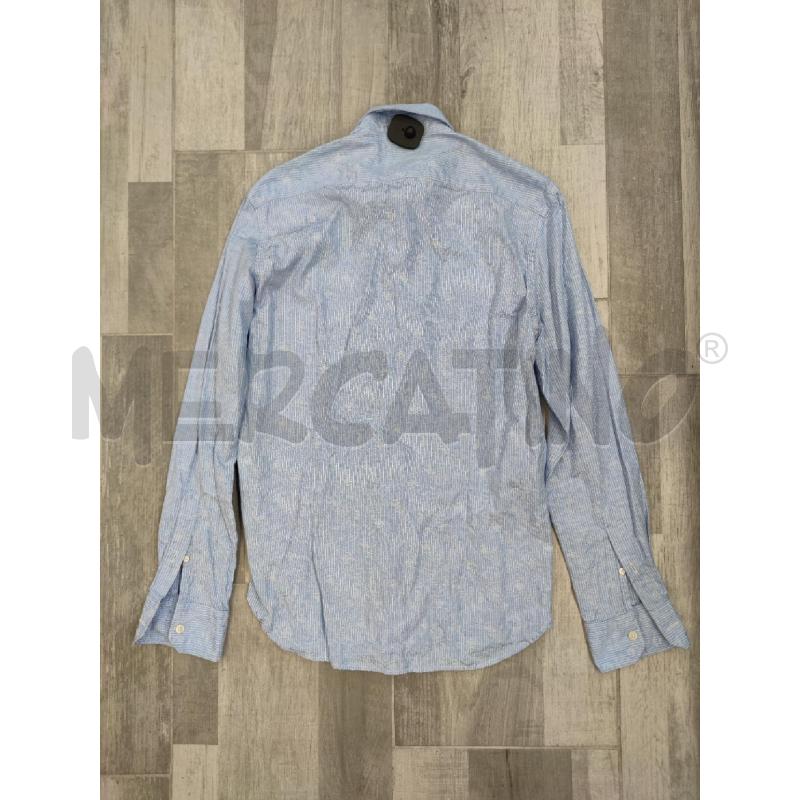 CAMICIA UOMO BOGGI AZZURRINA RIGHINE PAISLEY  | Mercatino dell'Usato Settimo torinese 2