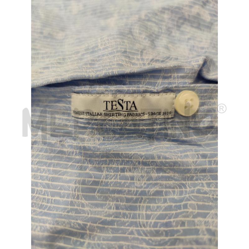 CAMICIA UOMO BOGGI AZZURRINA RIGHINE PAISLEY  | Mercatino dell'Usato Settimo torinese 4