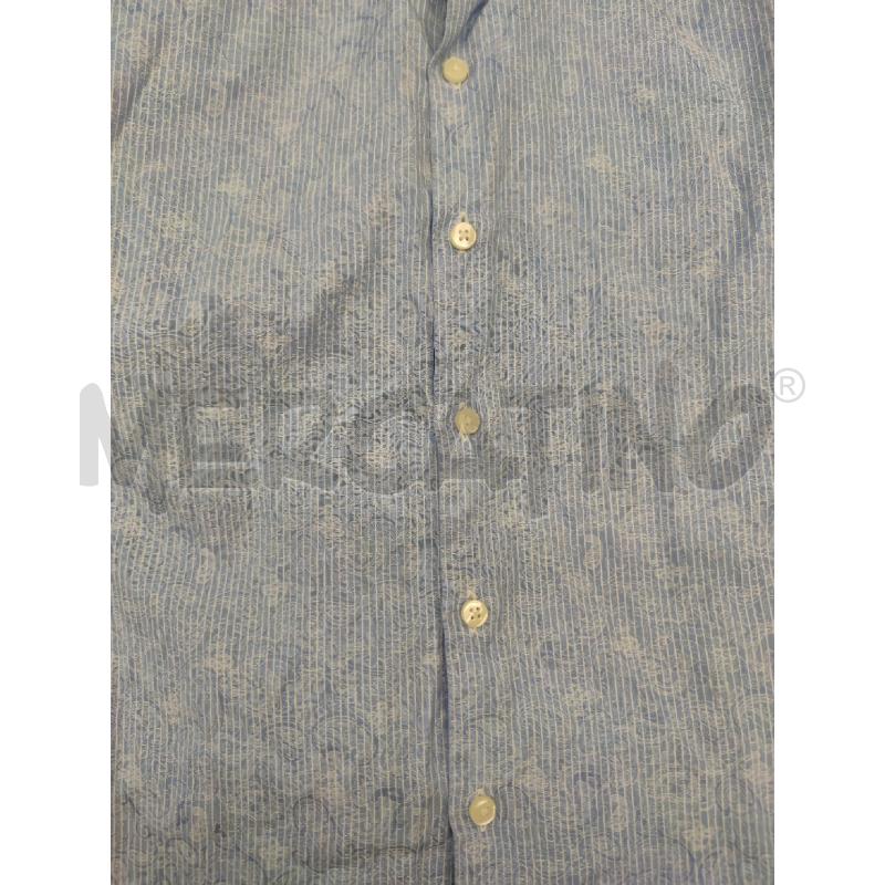 CAMICIA UOMO BOGGI AZZURRINA RIGHINE PAISLEY  | Mercatino dell'Usato Settimo torinese 5