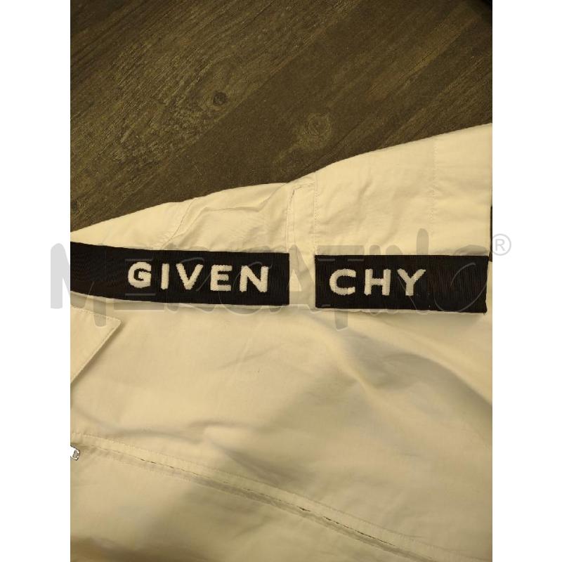 CAMICIA UOMO GIVENCHY BIANCA SCRITTA NERA MANICHE | Mercatino dell'Usato Settimo torinese 4