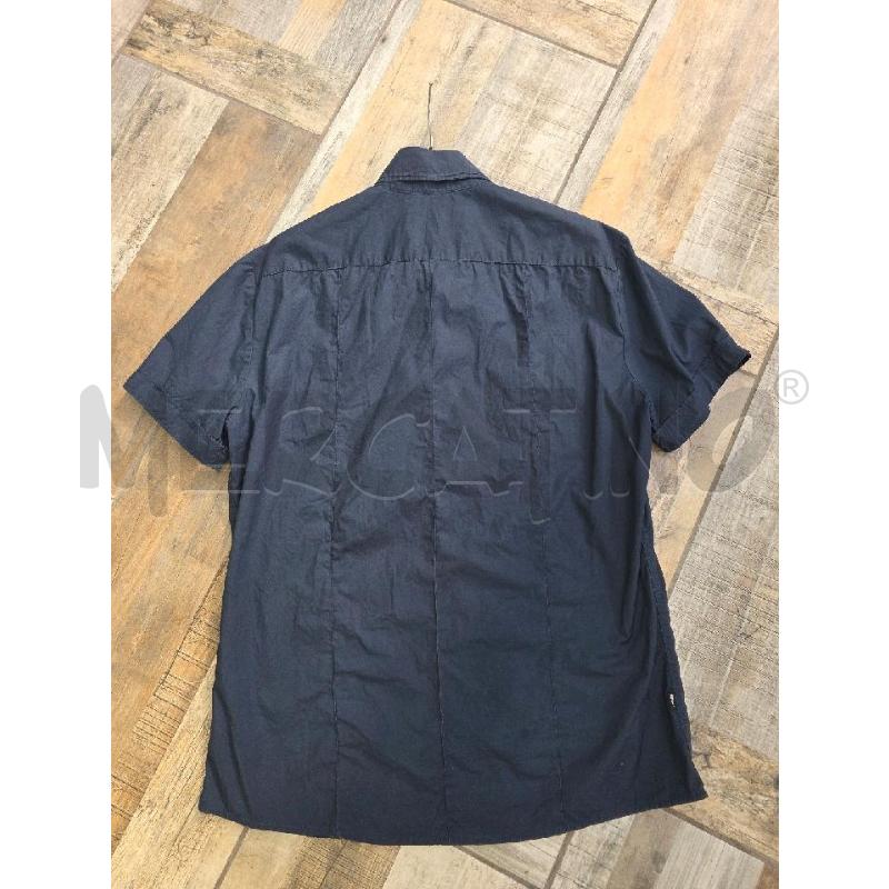 CAMICIA UOMO MAN CORTA BLAUER BLU  | Mercatino dell'Usato Settimo torinese 2