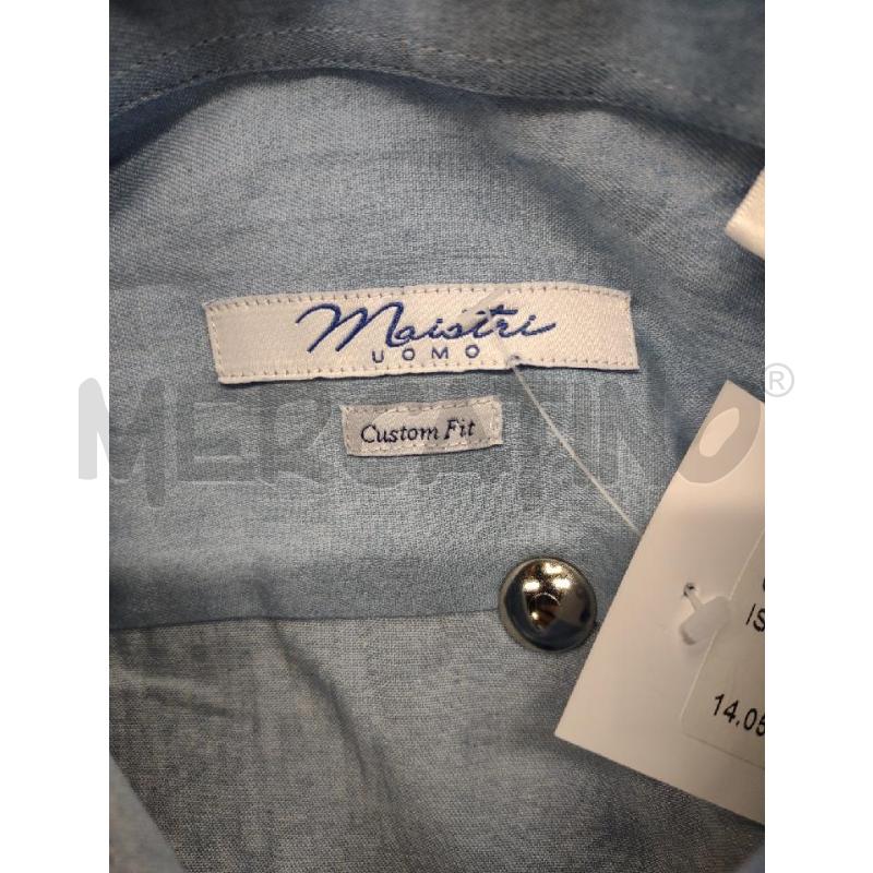 CAMICIA UOMO NUOVA MAISTRI AZZURRA | Mercatino dell'Usato Settimo torinese 3