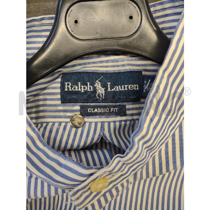 CAMICIA UOMO RALPH LAUREN RIGHINE AZZURRE | Mercatino dell'Usato Settimo torinese 4
