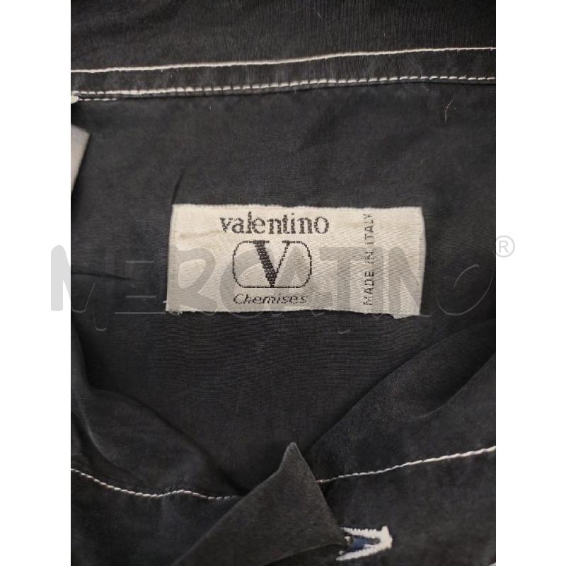 CAMICIA UOMO VALENTINO CHEMISES MISTO SETA NERA  | Mercatino dell'Usato Settimo torinese 4