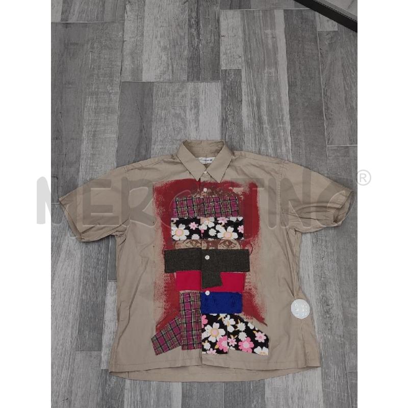 CAMICIOTTO COMME DES GARCONS BEIGE PATCH TESSUTO | Mercatino dell'Usato Settimo torinese 1