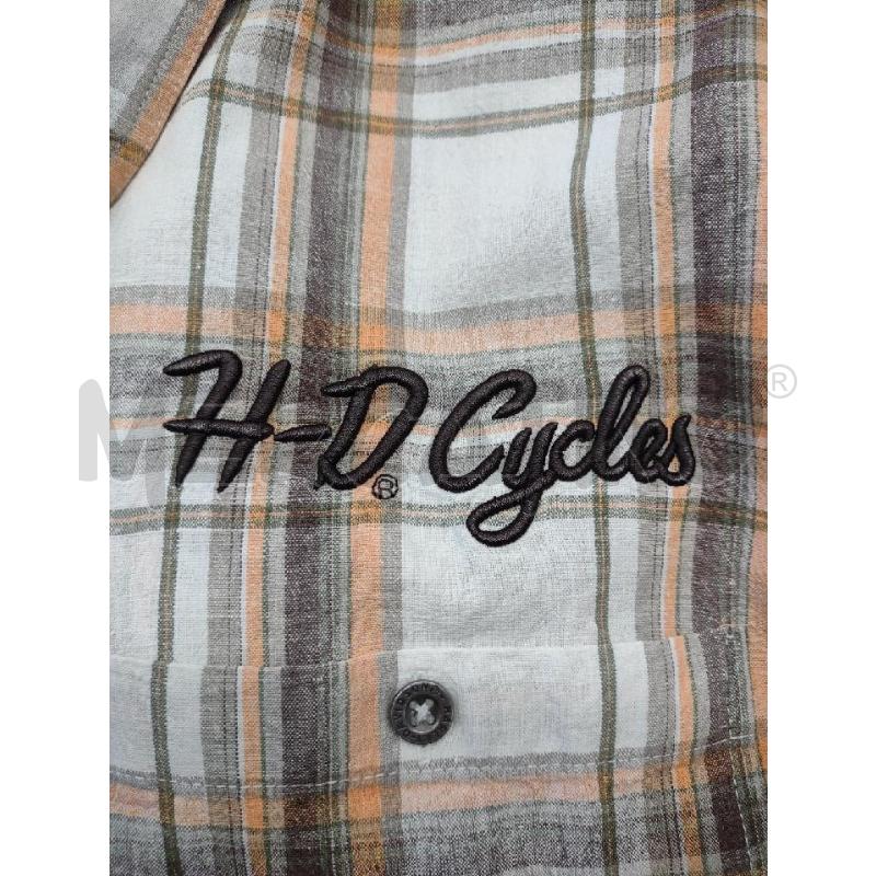 CAMICIOTTO HARLEY DAVIDSON BIANCA RIGHE ARANCIO | Mercatino dell'Usato Settimo torinese 4