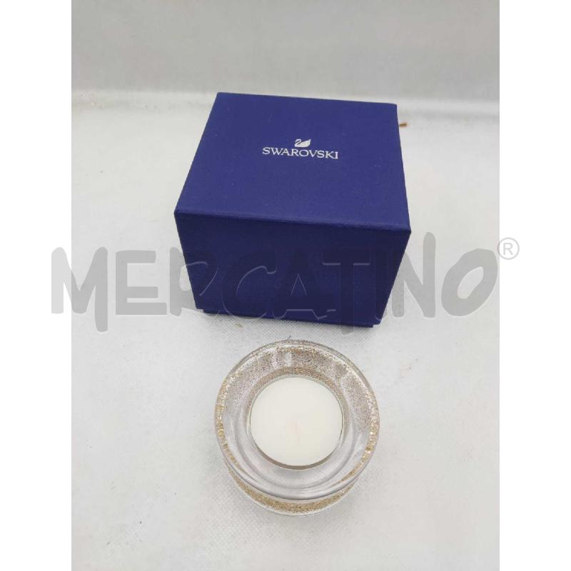 CANDELA SWAROVSKI CON SCATOLA BLU  | Mercatino dell'Usato Settimo torinese 1