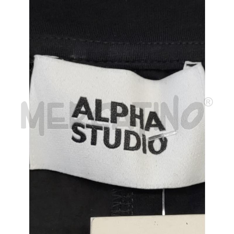 CANOTTA DONNA ALPHA STUDIO NERA SCOLLO V | Mercatino dell'Usato Settimo torinese 3