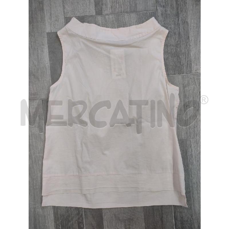 CANOTTA DONNA ALPHA STUDIO ROSA COLLO ANELLO  | Mercatino dell'Usato Settimo torinese 1