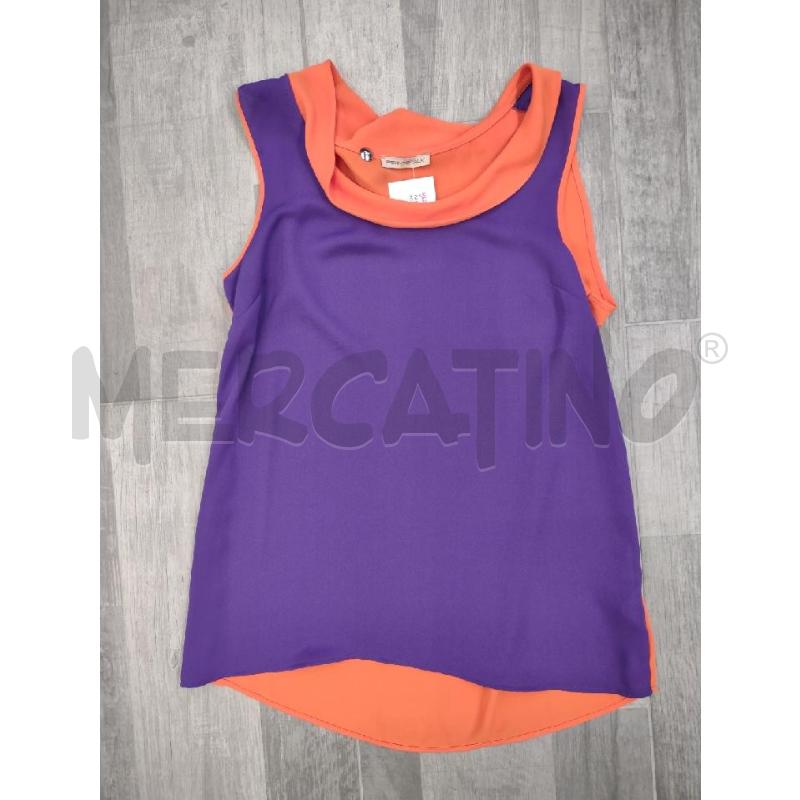 CANOTTA DONNA PENNYBLACK VIOLA ARANCIO | Mercatino dell'Usato Settimo torinese 1