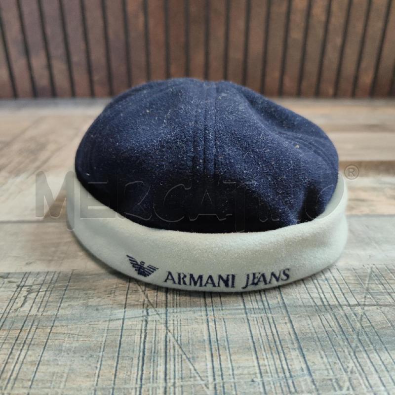 CAPPELLO DONNA ARMANI J BLU BORDO GRIGIO | Mercatino dell'Usato Settimo torinese 1