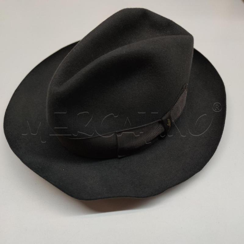 CAPPELLO UOMO BORSALINO TESA LARGA FASCIA MARRONE  | Mercatino dell'Usato Settimo torinese 1