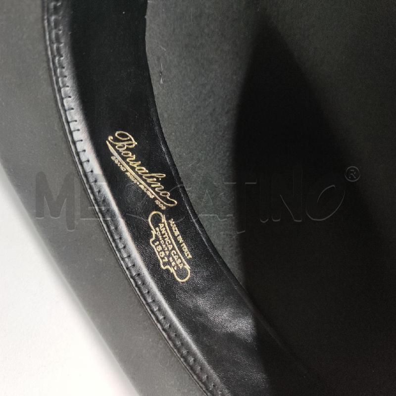 CAPPELLO UOMO BORSALINO TESA LARGA FASCIA MARRONE  | Mercatino dell'Usato Settimo torinese 3