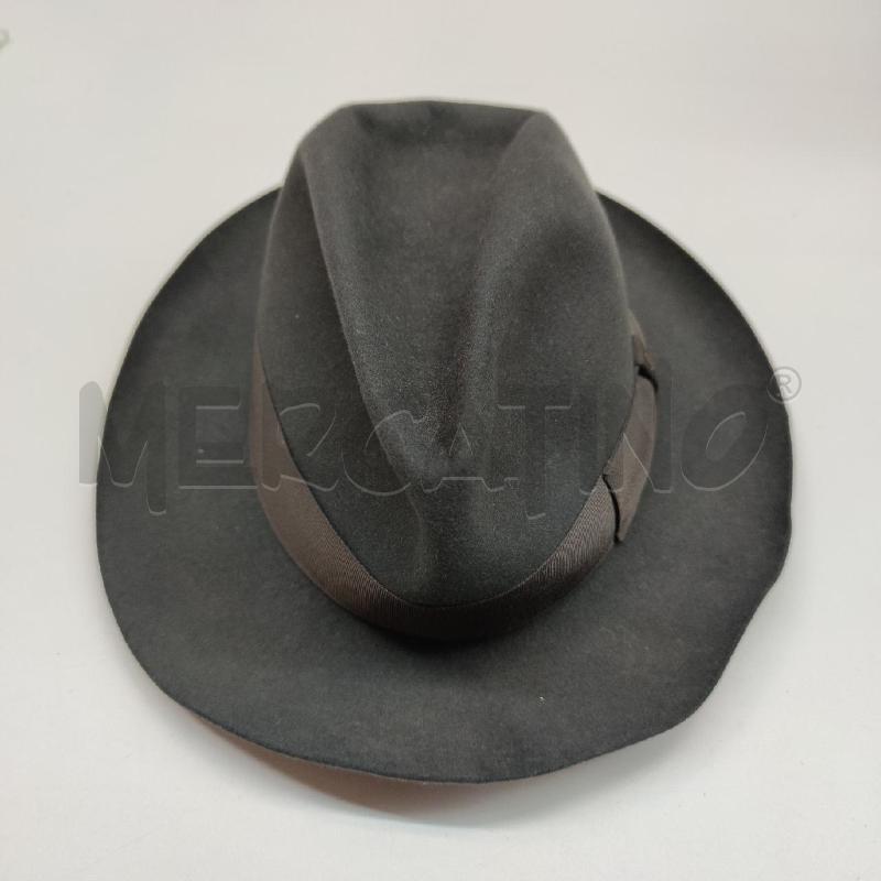 CAPPELLO UOMO BORSALINO TESA LARGA FASCIA MARRONE  | Mercatino dell'Usato Settimo torinese 4