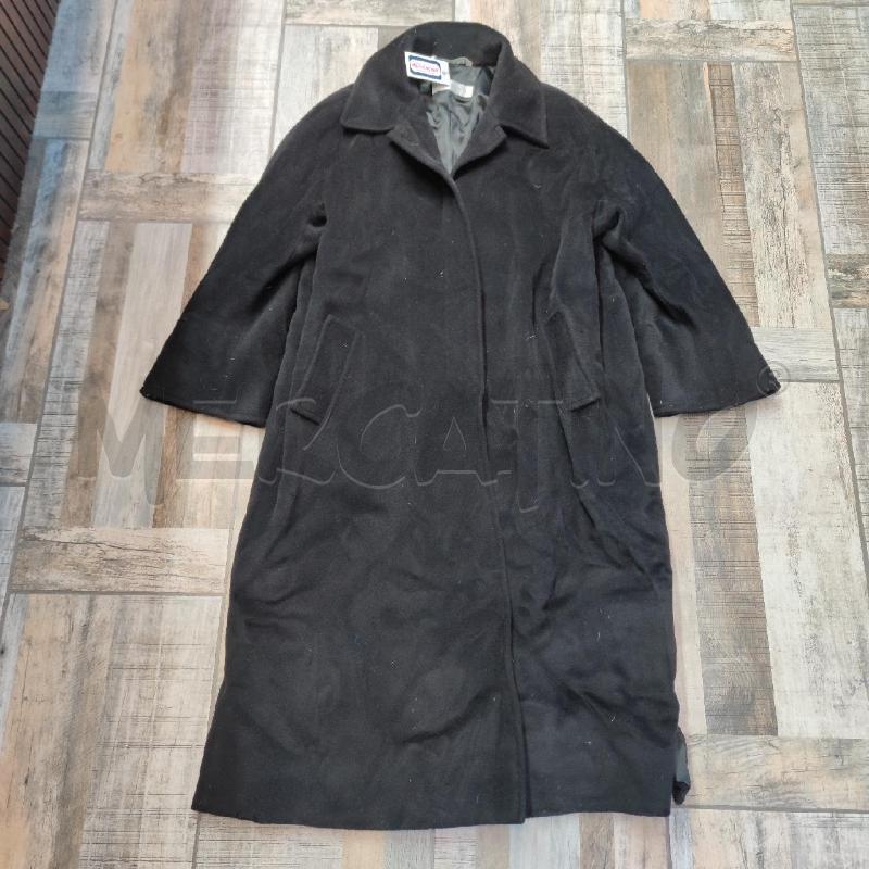 CAPPOTTO DONNA INTREND NERO LUNGO LANA | Mercatino dell'Usato Settimo torinese 1
