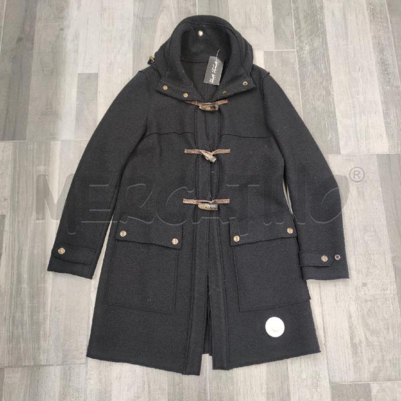 CAPPOTTO DONNA MAURO GRIFONI NERO LANA ALAMARI | Mercatino dell'Usato Settimo torinese 1