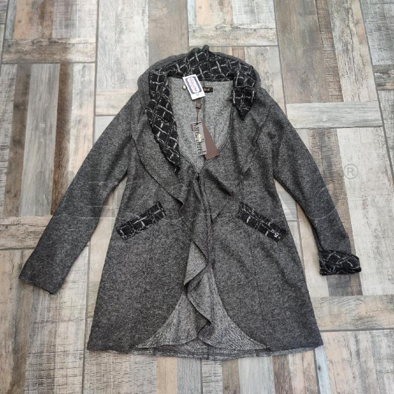 CAPPOTTO DONNA NUOVO  LANA COTTA KAREN DEREK GRIGIO  | Mercatino dell'Usato Settimo torinese 1