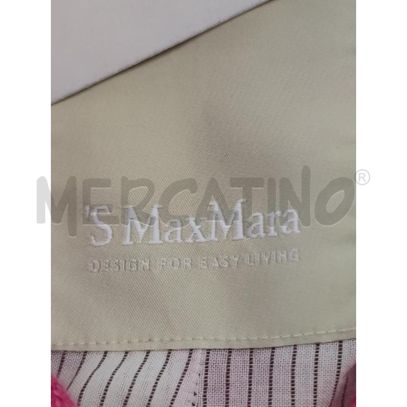 CAPPOTTO DONNA 'S MAX MARA ROSA LINO  | Mercatino dell'Usato Settimo torinese 3