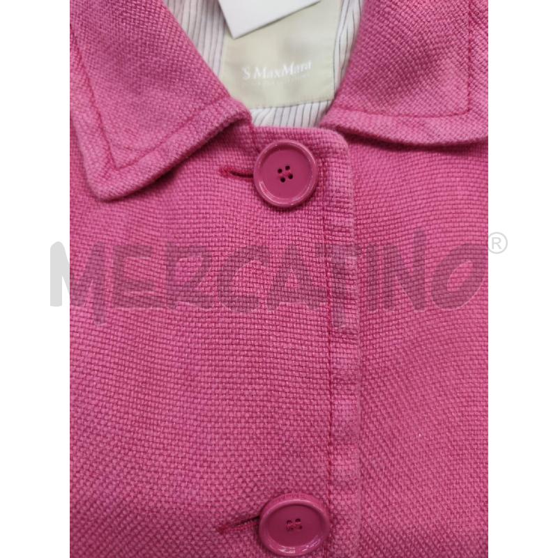 CAPPOTTO DONNA 'S MAX MARA ROSA LINO  | Mercatino dell'Usato Settimo torinese 4