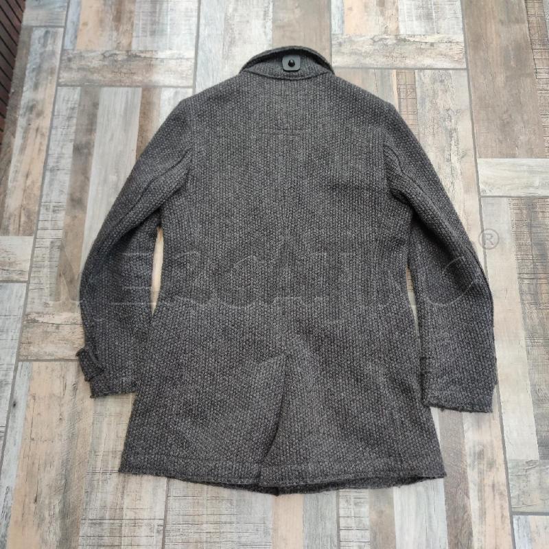 CAPPOTTO UOMO GRIGIO OUTFIT ITALY GRIGIO BOTTONI MARRONI  | Mercatino dell'Usato Settimo torinese 2