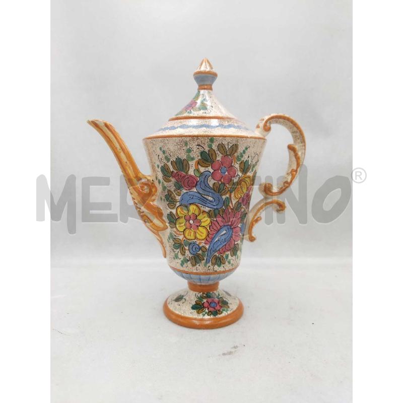 CARAFFA DERUTA ARRANCIONE MARCUCCI FIORI  | Mercatino dell'Usato Settimo torinese 1
