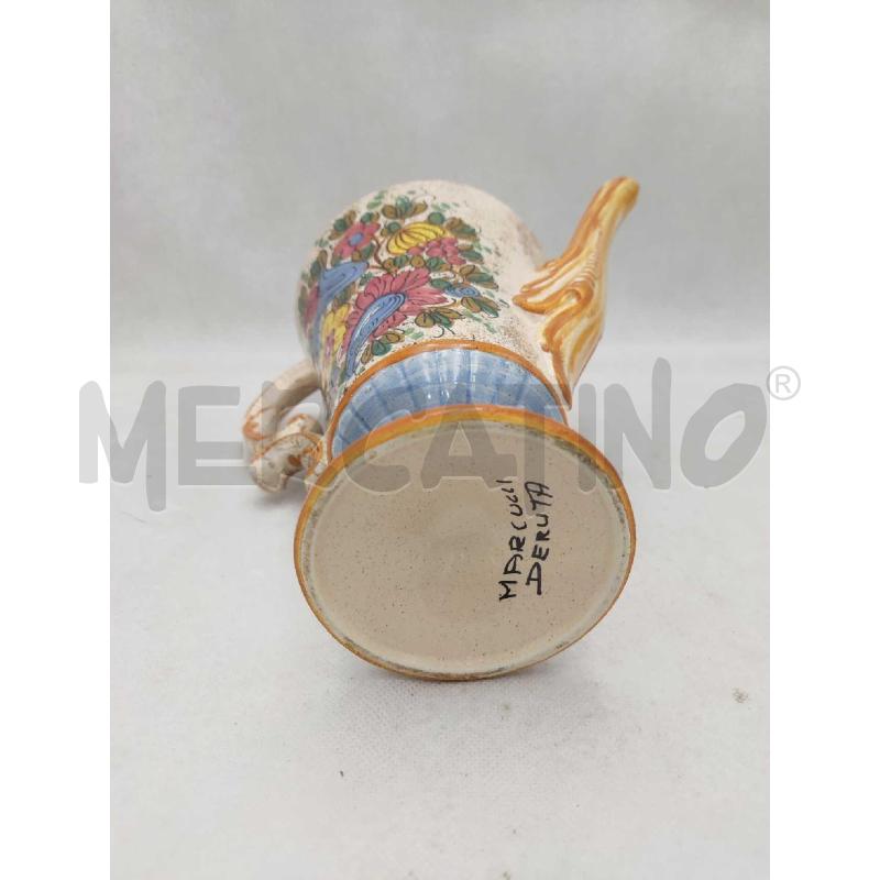 CARAFFA DERUTA ARRANCIONE MARCUCCI FIORI  | Mercatino dell'Usato Settimo torinese 4