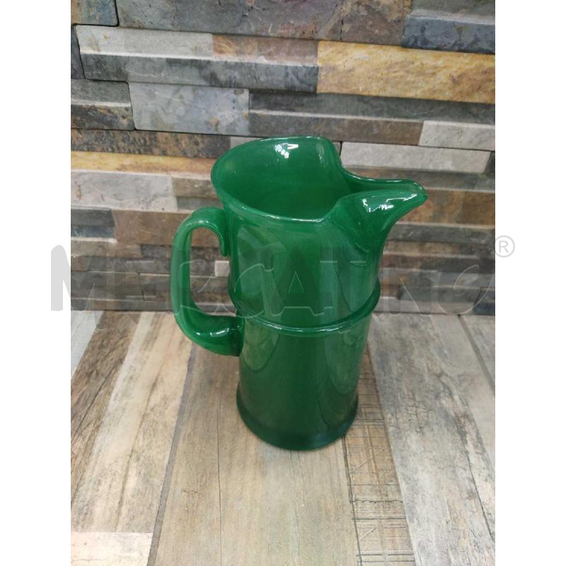 CARAFFA VERDE OPACA  | Mercatino dell'Usato Settimo torinese 1