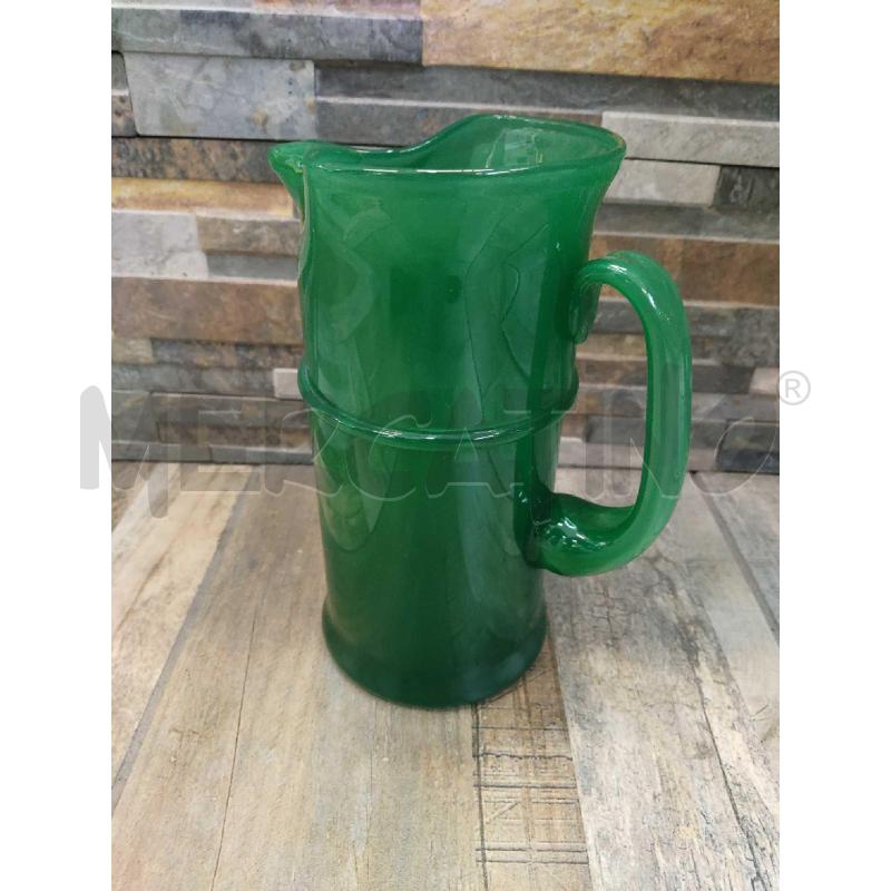 CARAFFA VERDE OPACA  | Mercatino dell'Usato Settimo torinese 4