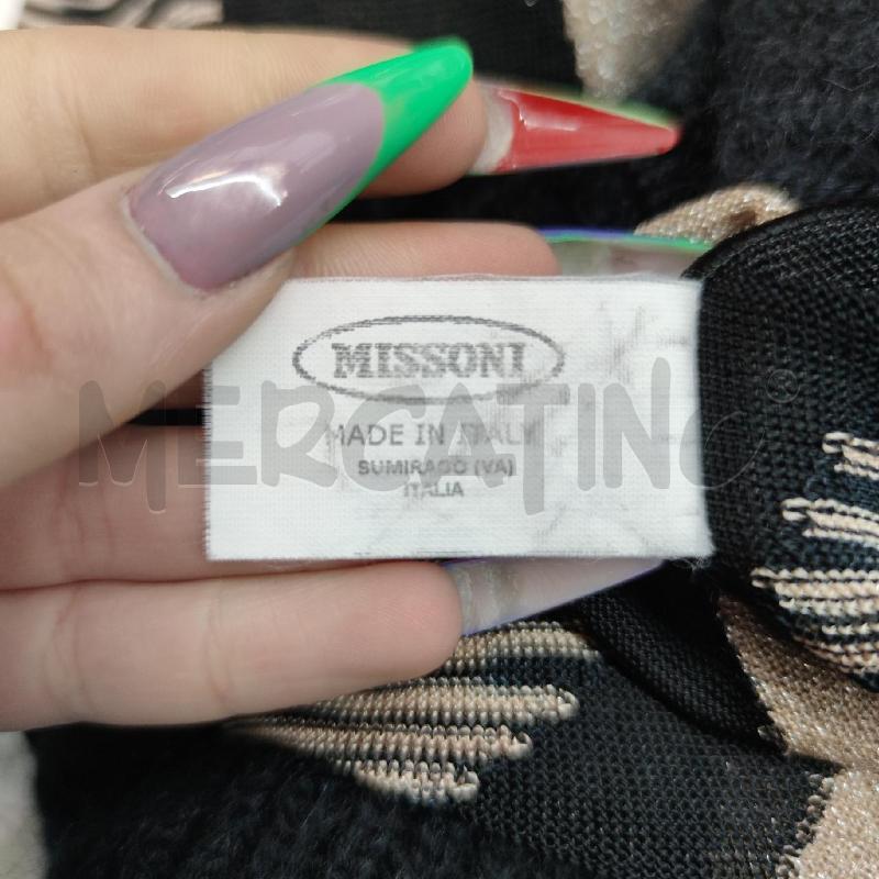 CARDIGAN CON BOTTONI MISSONI LUNGO FILI LUREX ORO BRONZO | Mercatino dell'Usato Settimo torinese 3