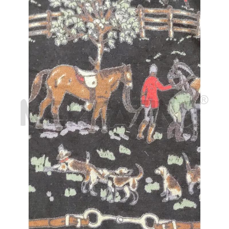CARDIGAN DONNA KENZO NERO DISEGNO CAVALLI  | Mercatino dell'Usato Settimo torinese 3