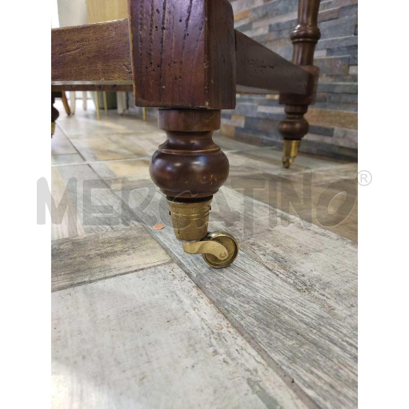 CARRELLINO LEGNO CON DOPPIO RIPIANO IN VETRO | Mercatino dell'Usato Settimo torinese 4
