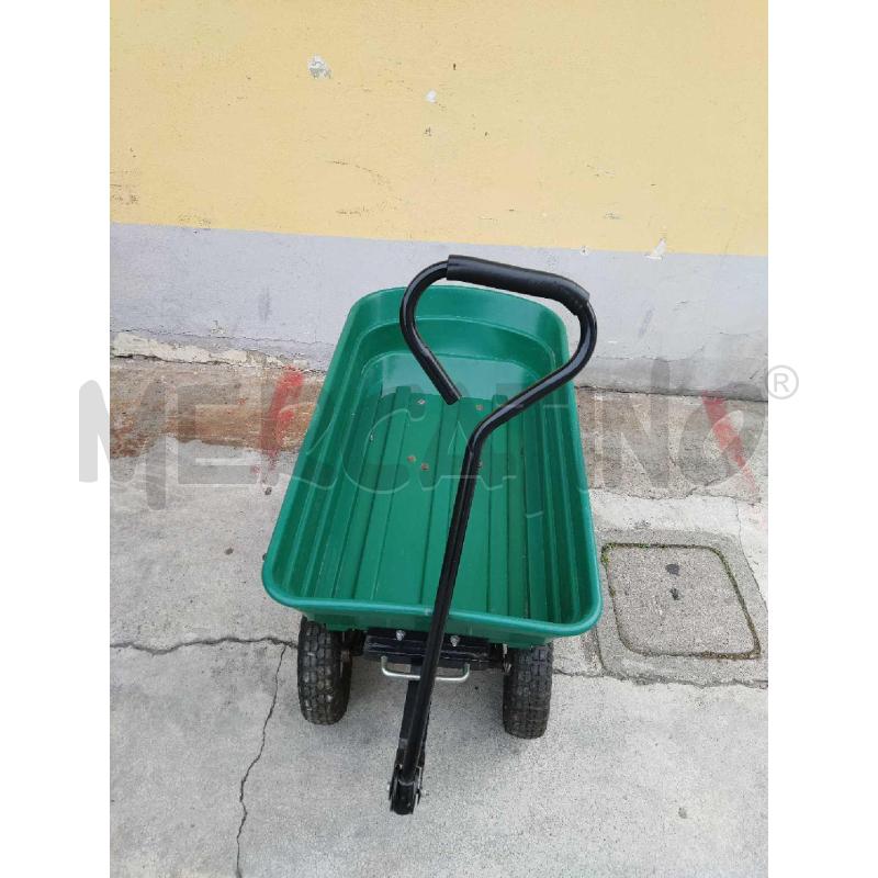 CARRELLO RIBALTABILE VERDE 4 RUOTE | Mercatino dell'Usato Settimo torinese 1