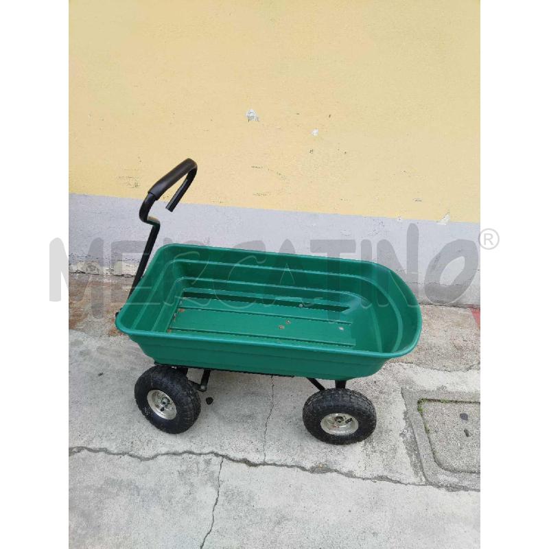 CARRELLO RIBALTABILE VERDE 4 RUOTE | Mercatino dell'Usato Settimo torinese 2