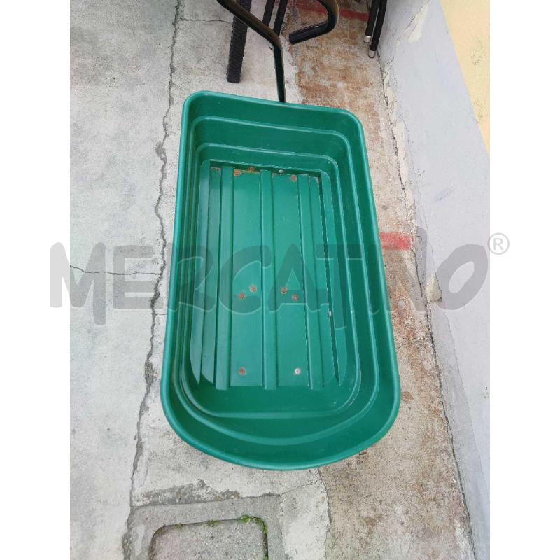 CARRELLO RIBALTABILE VERDE 4 RUOTE | Mercatino dell'Usato Settimo torinese 3