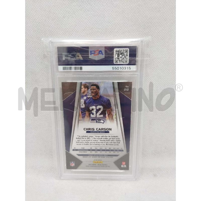 CARTA PANINI PRISM PSA 8 CHRIS CARSON | Mercatino dell'Usato Settimo torinese 2