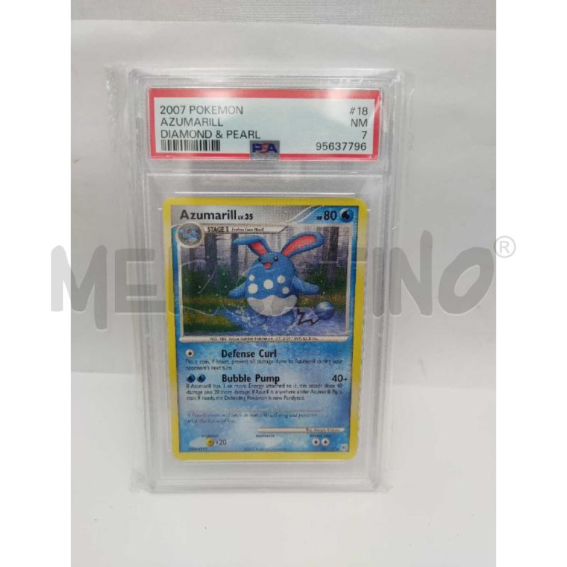 CARTA POKEMON AZUMARILL PSA 7  | Mercatino dell'Usato Settimo torinese 1