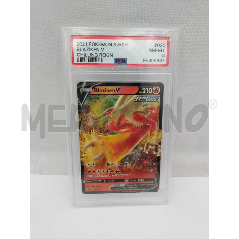 CARTA POKEMON BLAZIKEN V PSA 8 | Mercatino dell'Usato Settimo torinese 1