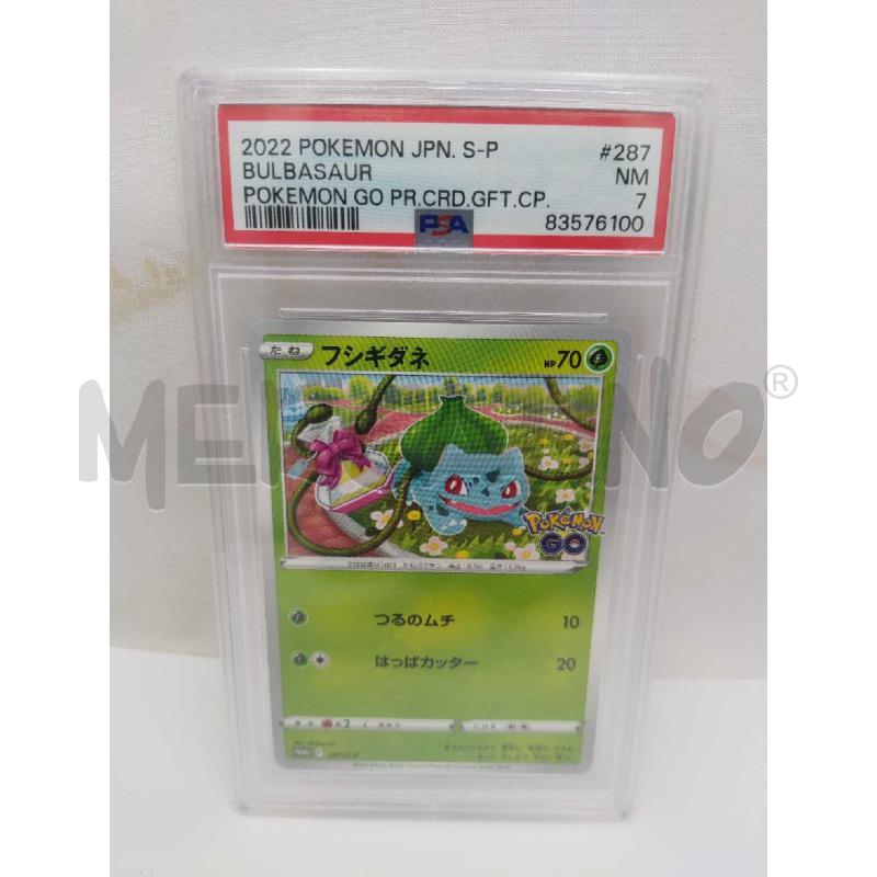 CARTA POKEMON BULBASAUR PSA 7 | Mercatino dell'Usato Settimo torinese 1
