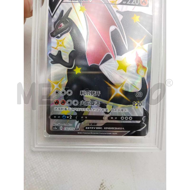 CARTA POKEMON CHARIZARD V GRAAD 9 SPADA E SCUDO | Mercatino dell'Usato Settimo torinese 3