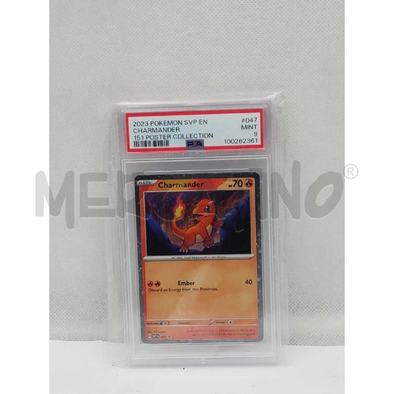 CARTA POKEMON CHARMANDER 151 PSA 9 | Mercatino dell'Usato Settimo torinese 1