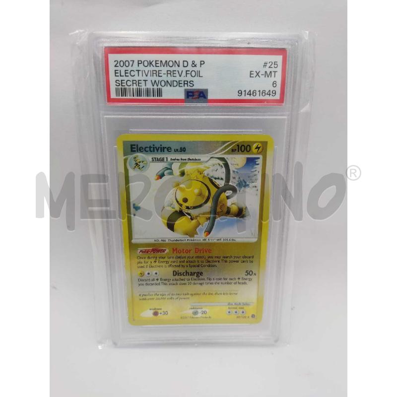 CARTA POKEMON ELECTIVIRE PSA 6  | Mercatino dell'Usato Settimo torinese 1