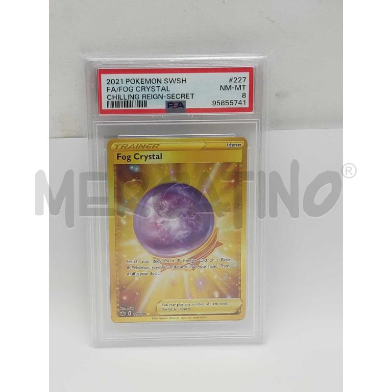 CARTA POKEMON FOG CRYSTAL PSA 8  | Mercatino dell'Usato Settimo torinese 1
