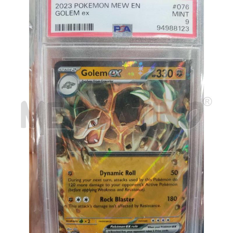 CARTA POKEMON GOLEM EX PSA 9 | Mercatino dell'Usato Settimo torinese 3
