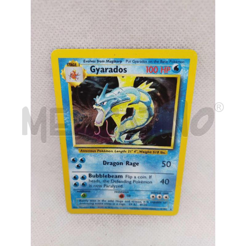CARTA POKEMON GYARADOS BASE SET 6/102 | Mercatino dell'Usato Settimo torinese 1