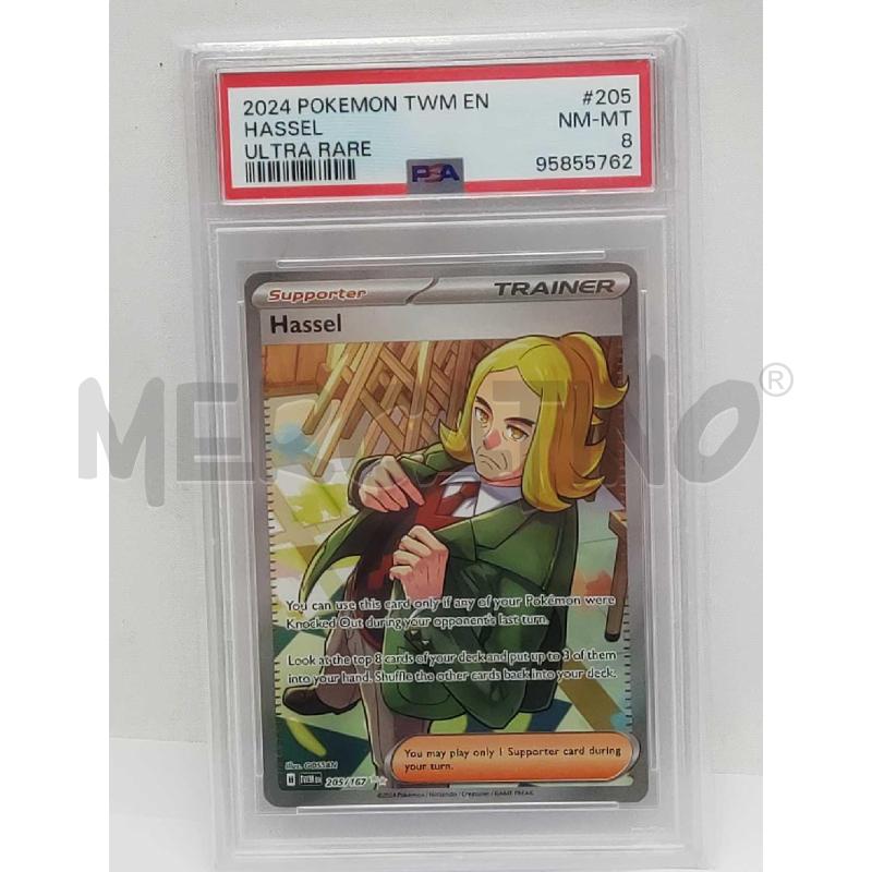 CARTA POKEMON HASSEL PSA 8  | Mercatino dell'Usato Settimo torinese 1