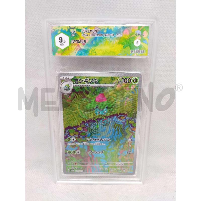 CARTA POKEMON IVYSAUR 151 JP GRAAD 9.5 | Mercatino dell'Usato Settimo torinese 1