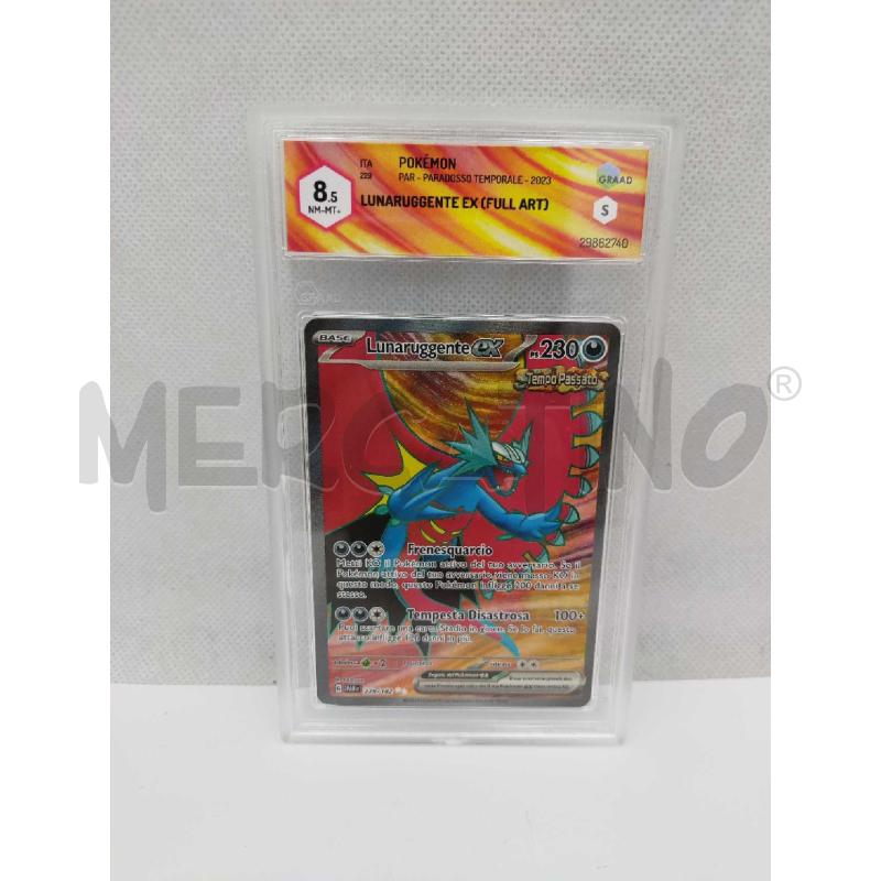 CARTA POKEMON LUNARUGGENTE EX GRAAD 8.5 | Mercatino dell'Usato Settimo torinese 1